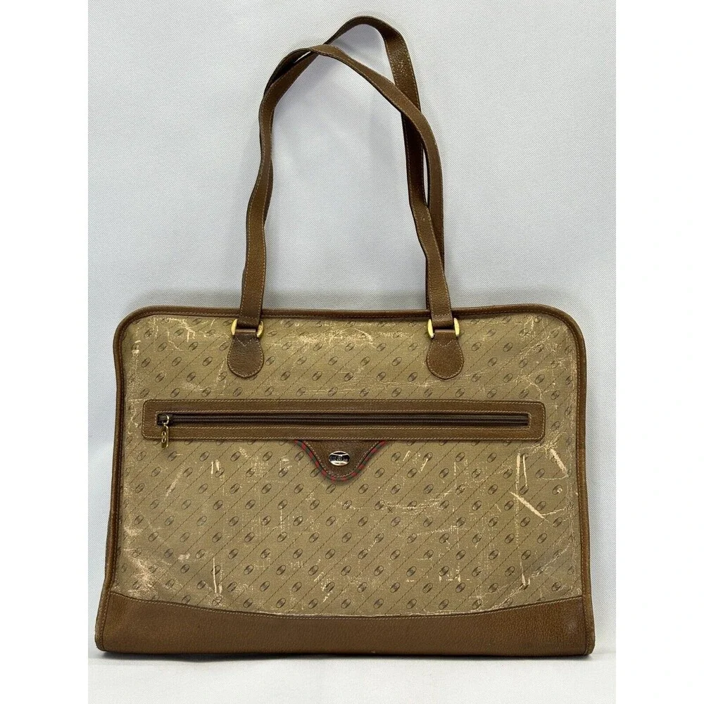 Very Rare Gucci Accessories Collection Portfolio Handle Briefcase Monogram OBO